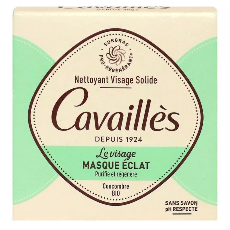 CAVAILLES - MASQUE ECLAT NETTOYANT VISAGE SOLIDE