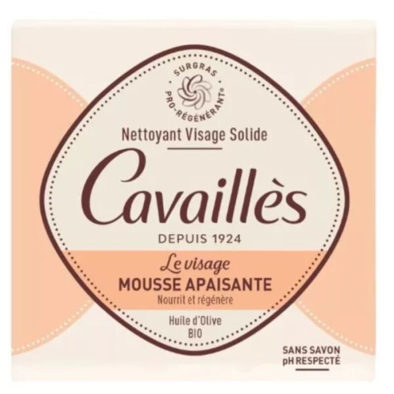 CAVAILLES - MOUSSE APAISANTE NETTOYANT VISAGE SOLIDE