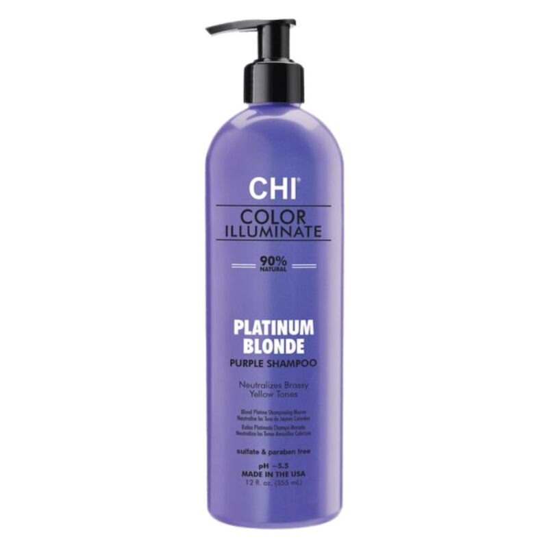 CHI - COLOR ILLUMINATE PLATINIUM BLONDE PURPLE SHAMPOO 355ML