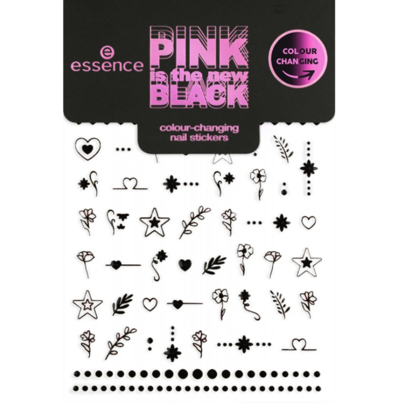 ESSENCE - NAIL STICKERS PINK IS THE NEW BLACK