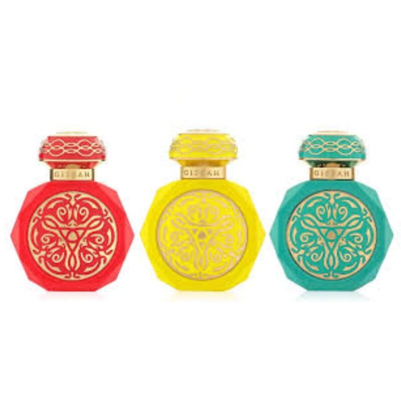GISSAH - BURANO FLORAL CITRUS AZZURRO