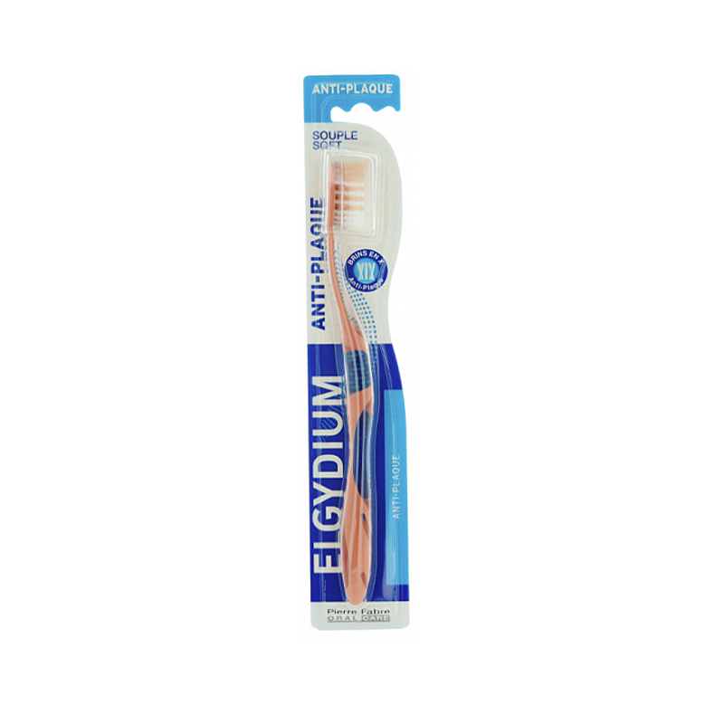 ELGYDIUM -BROSSE À DENTS ANTI-PLAQUE SOUPLE
