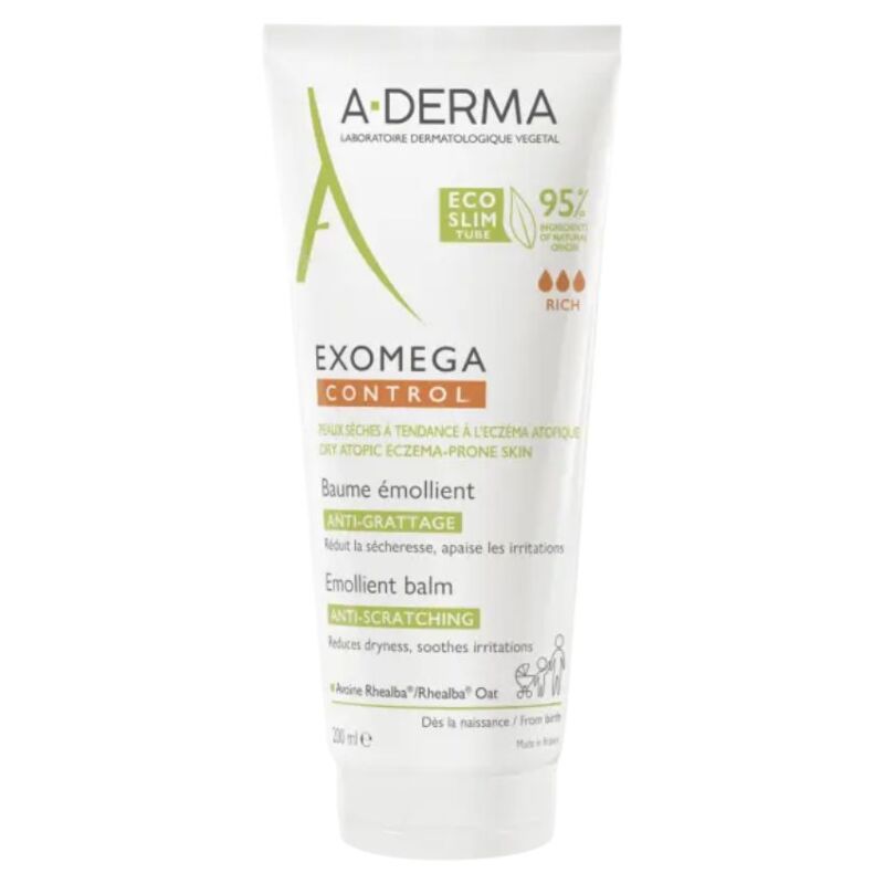 A-DERMA - EXOMEGA CONTROL BAUME EMOLLIENT TUBE 200ML