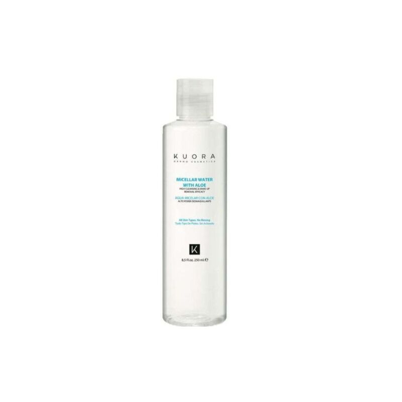 KUORA -EAU MICELLAIRE NETTOYANTE À L'ALOE VERA 250ML
