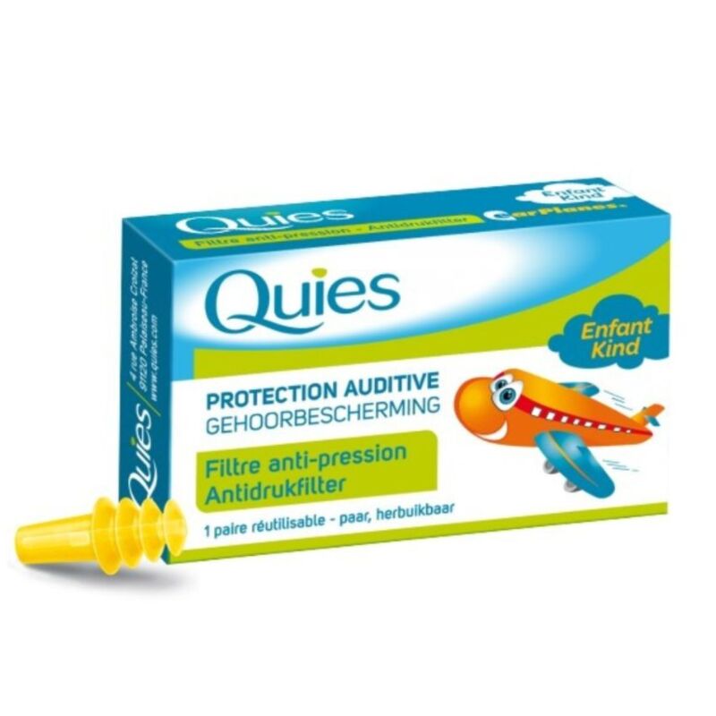 QUIES - PROTECTION AUDITIVE - FILTRE ANTI-PRESSION RÉUTILISABLE ADULTE