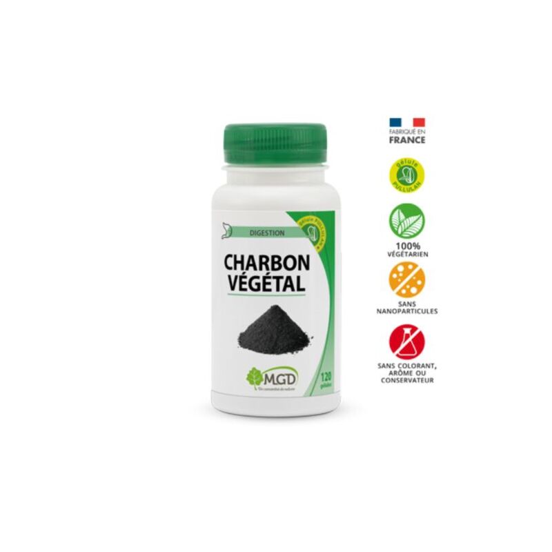 MGD- CHARBON VÉGÉTALE PILLULIER 120 GÉLULES