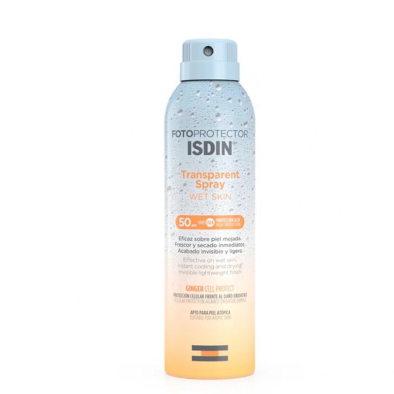 ISDIN - FOTOPROTECTOR TRASPARENT SPRAY WET SKIN SPF 50