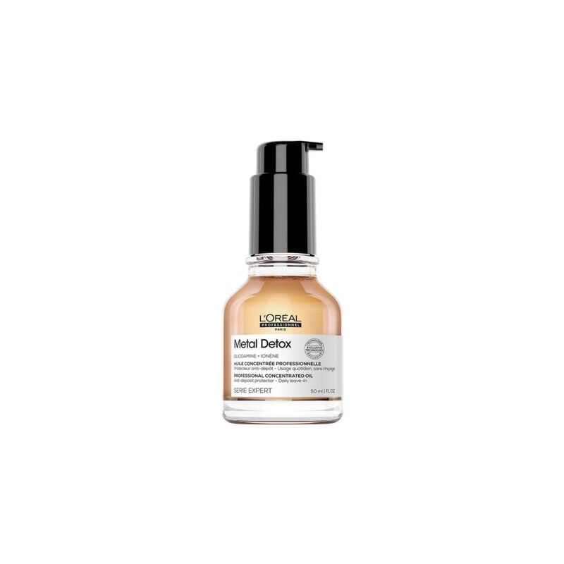 L'OREAL PROFESSIONEL - METAL DETOX HUILE POUR CHEVEUX ABIMES ET CASSANTS 50ML