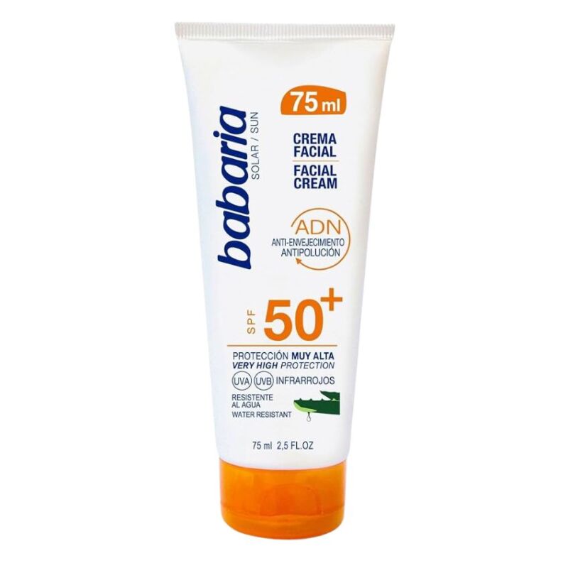  BABARIA - CREME SOLAIRE VISAGE INVISIBLE SPF50 75ML