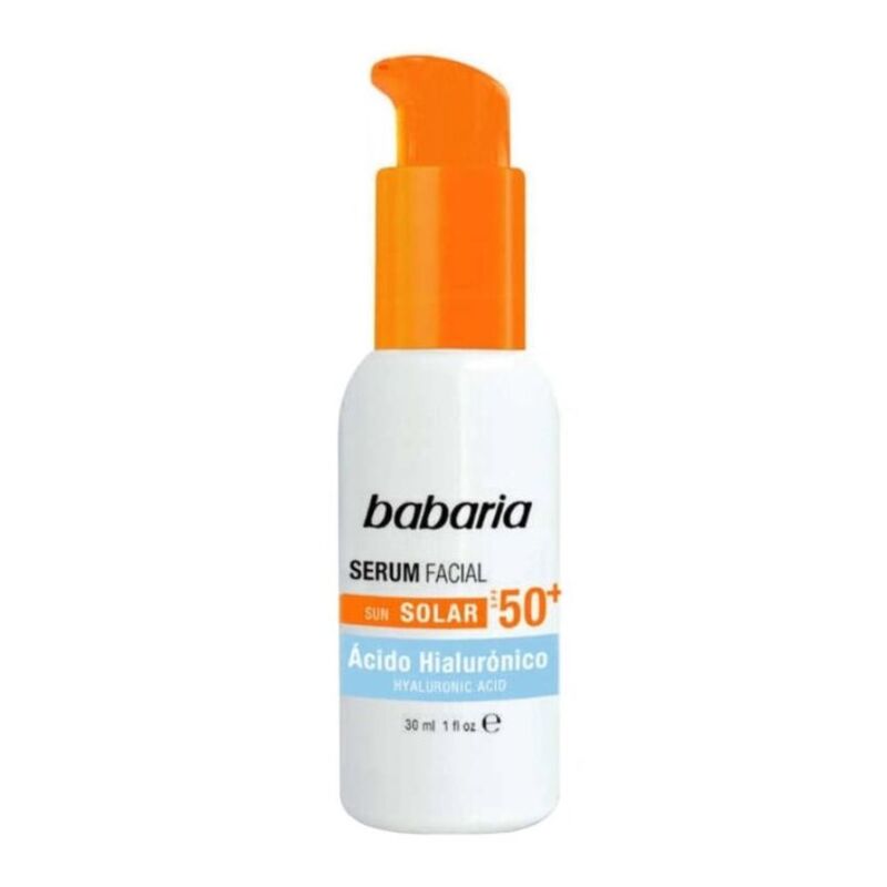  BABARIA - SERUM VISAGE A L'ACID HYALURONIC SPF50 30ML