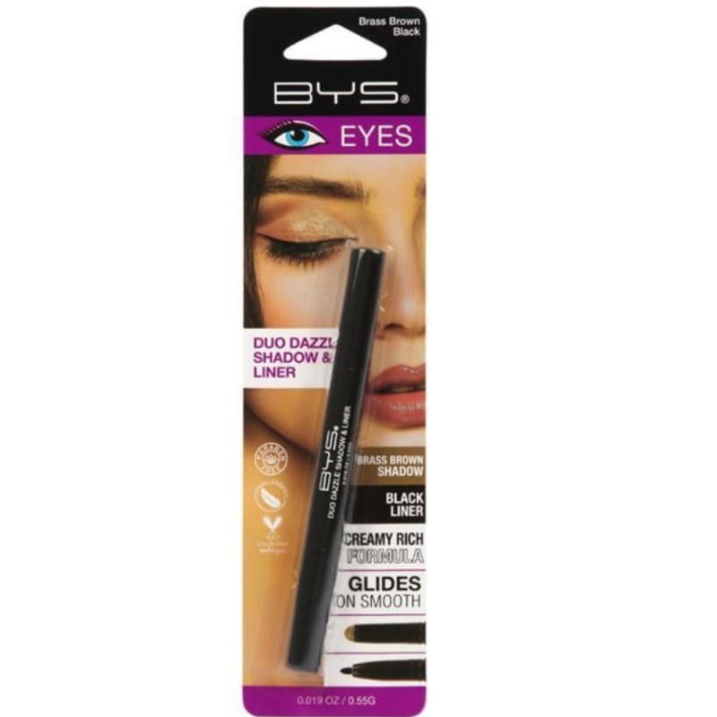 BYS - DUO DAZZLE SHADOW ET LINER BRASS BROWN  ET BLACK