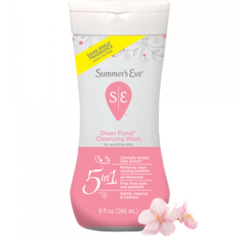 SUMMERS EVE CLEANSING WASH SEHEER FLORAL GEL 266 ML