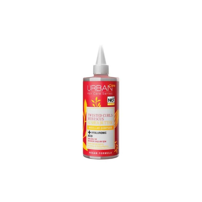 URBAN CARE - TWISTED CURLS HIBISCUS ET BEURRE DE KARITE SHAMPOING MICELAIRE 340 ML
