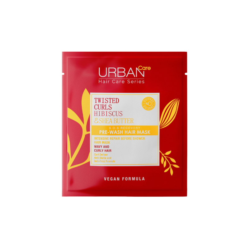 URBAN CARE - TWISTED CURLS HIBISCUS ET BEURRE DE KARITE MASQUE 50 ML