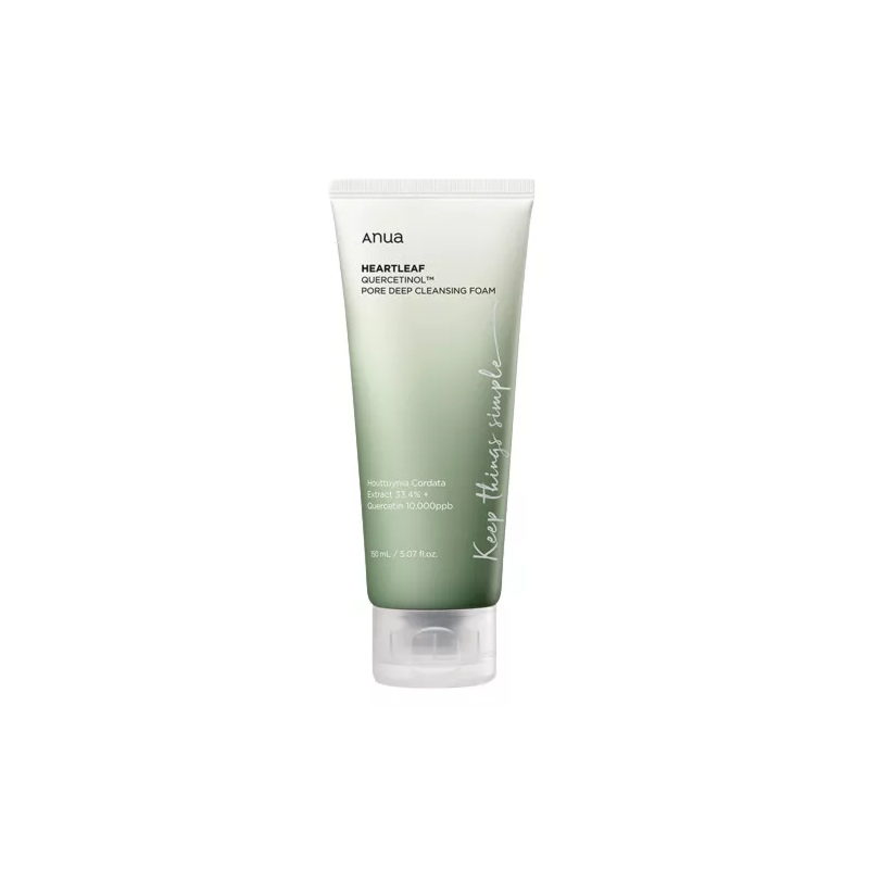 ANUA - HEARTLEAF QUERCETINOL PORE DEEP CLEANSING FOAM 150ML