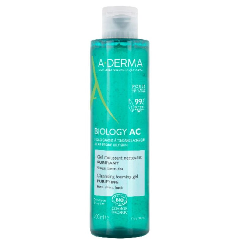 A-DERMA - BIOLOGY AC GEL MOUSSANT NETTOYANT 200ML