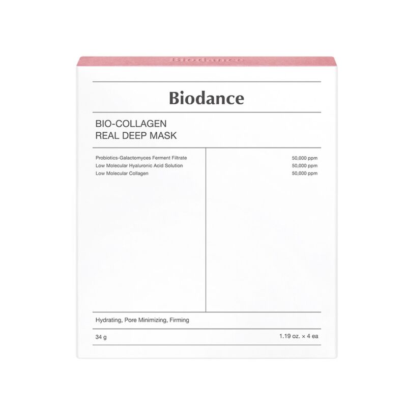 BIODANCE - BIO COLLAGEN REAL DEEP MASK PACK DE 4