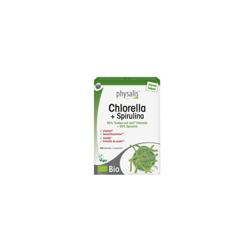 PHYSALIS - CHLORELLA BIO 200 COMPRIMES