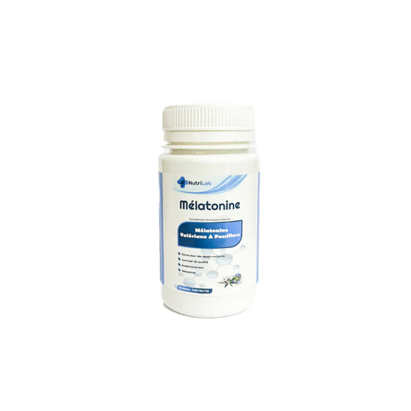 NUTRILAB - MELATONINE 60 GELULES