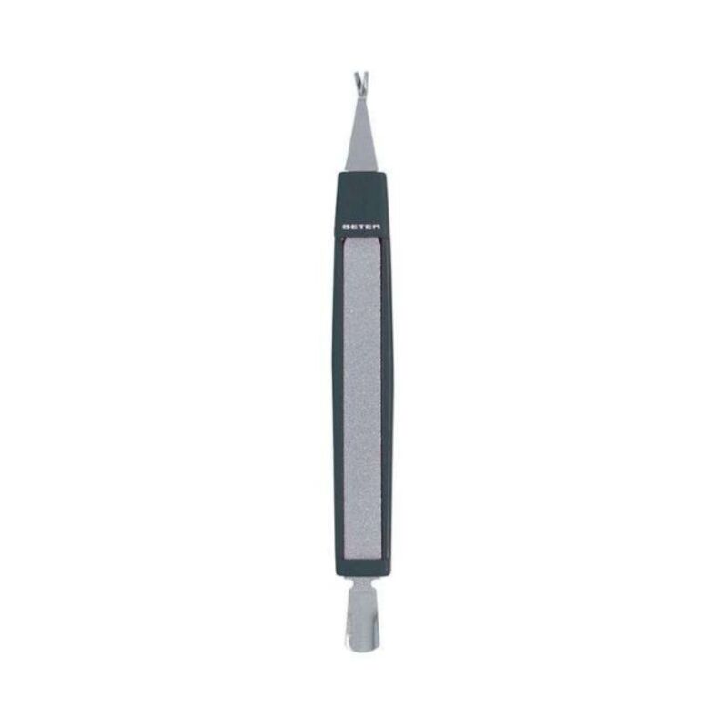 BETER - COUPE CUTICULES À TRIPLE USAGE AVEC REPOUSSOIR LIME
