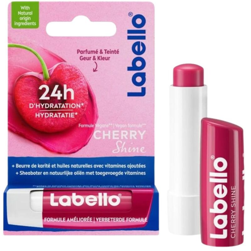 LABELLO - 24 H MOISTURE CHERRY SHINE
