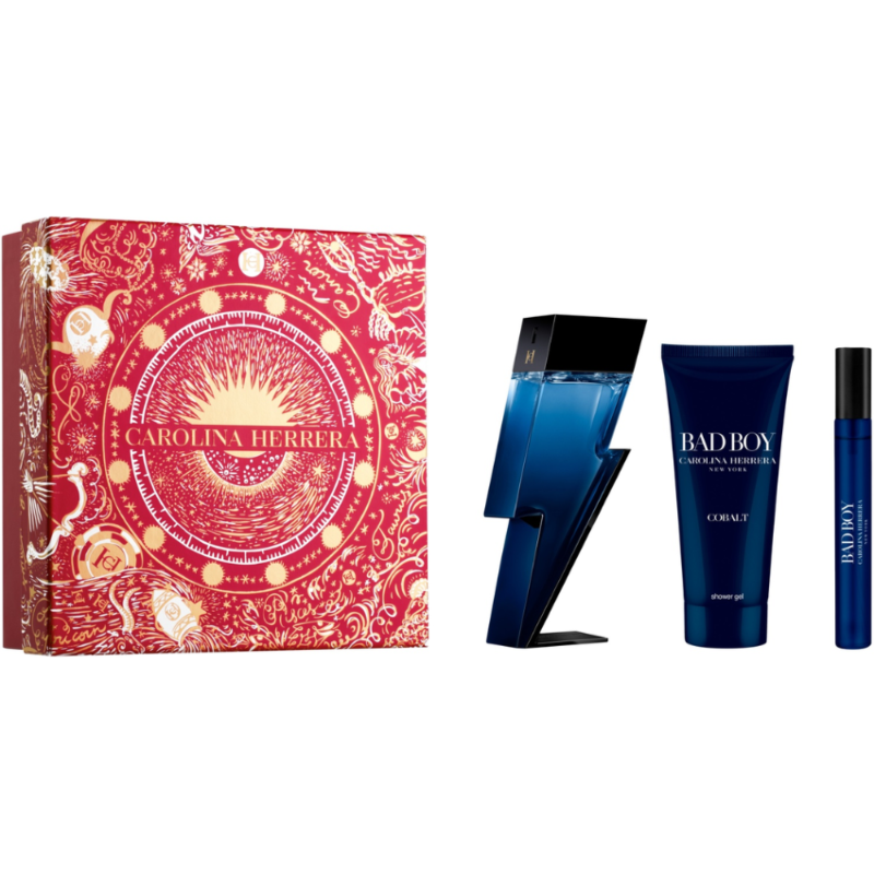 CAROLINA HERRERA - BAD BOY COBALT 100ML COFFRET 24