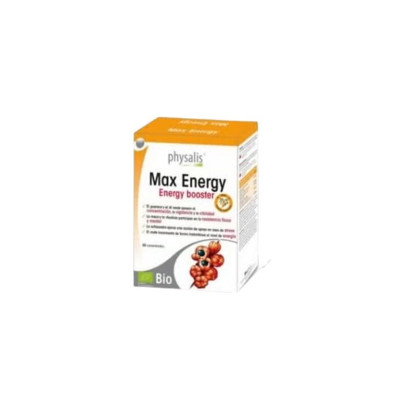 PHYSALIS - MAX ENERGY NATURAL BOOSTER 30 COMPRIMES