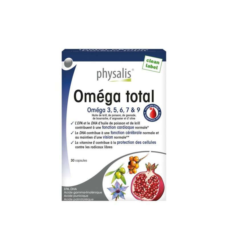 PHYSALIS - OMEGA TOTAAL 30 CAPSULES