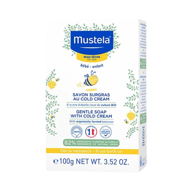 MUSTELA - SAVON BÉBÉ SURGRAS 100GR