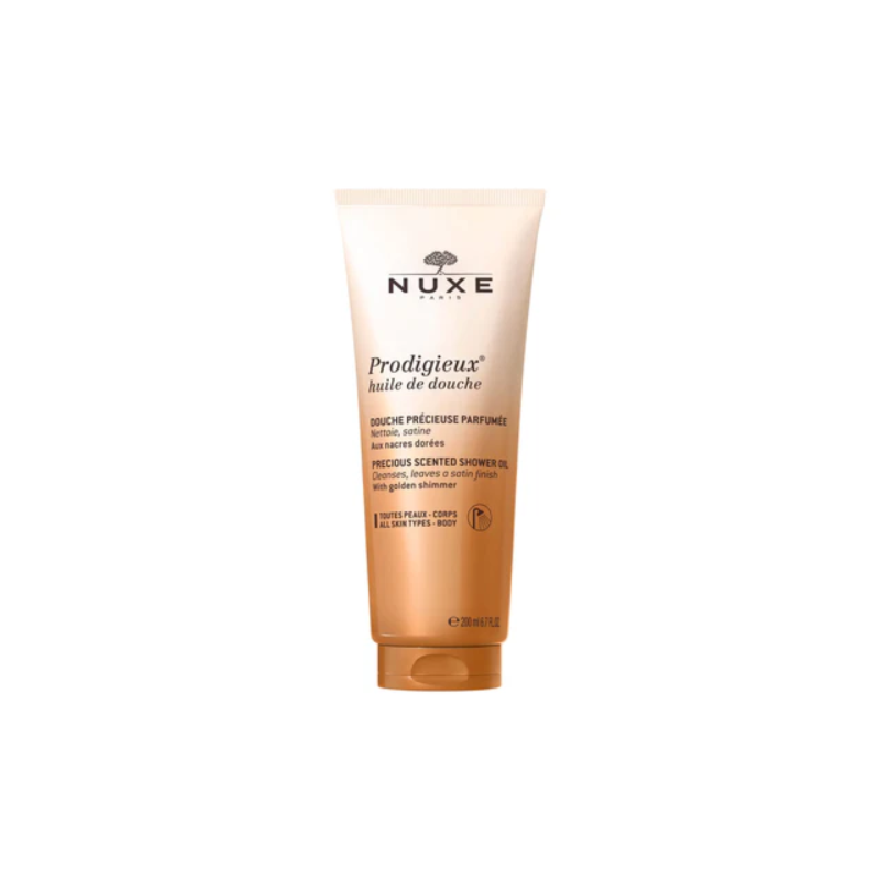 NUXE - PRODIGIEUX HUILE DE DOUCHE 200ML AUX NACRES DORÉES