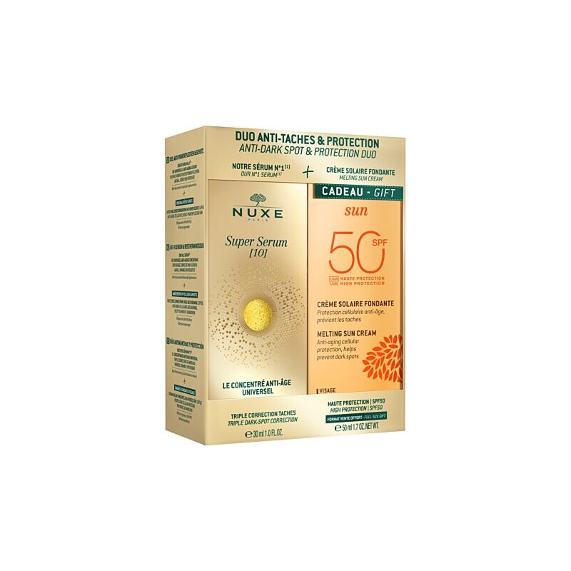 NUXE - SUPER SÉRUM 10 30 ML + CRÈME VISAGE SPF50 50 ML