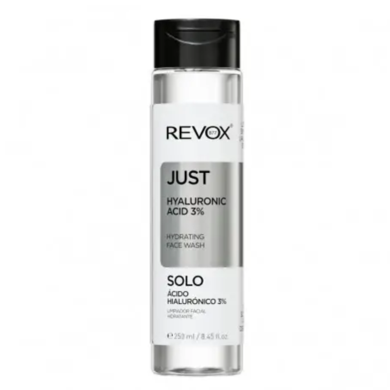 REVOX - B77 NETTOYANT HYDRADANT VISAGE JUST HYALURONIC ACID 3% 250 ML