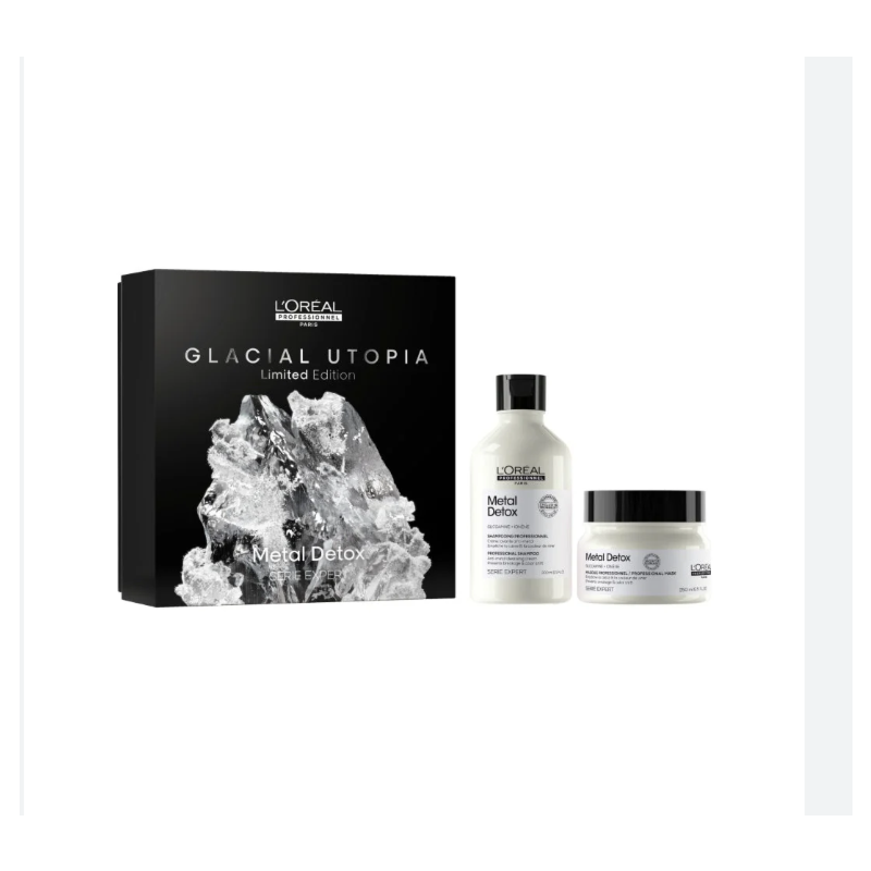 L'OREAL PROFESSIONNEL - SERIE EXPERT - PARIS GLACIAL UTOPIA METAL DETOX COFFRET