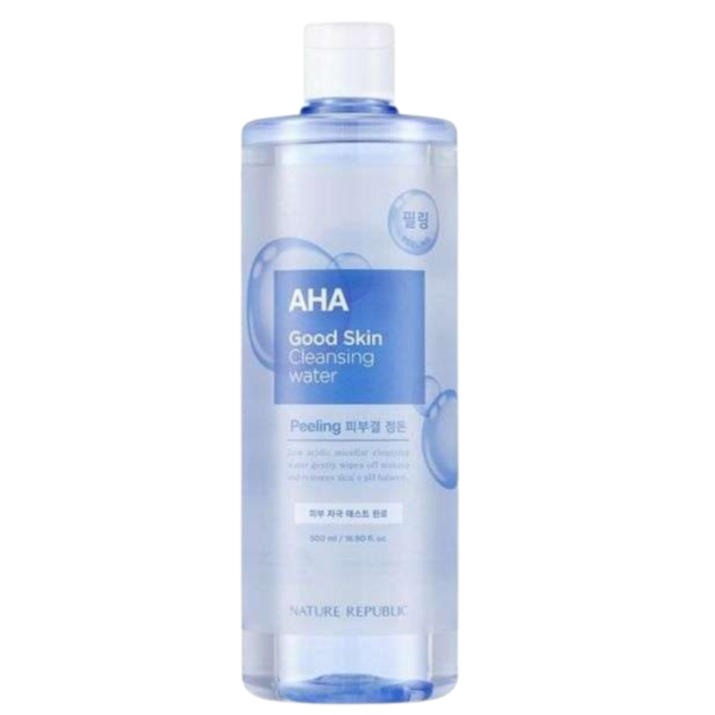 NATURE REPUBLIC - AHA GOOD SKIN CLEANSING WATER 500 ML