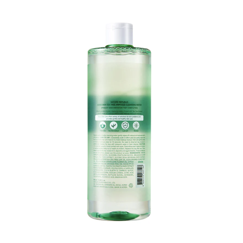 NATURE REPUBLIC  - TEA TREE GOOD SKIN CLEANSING WATER