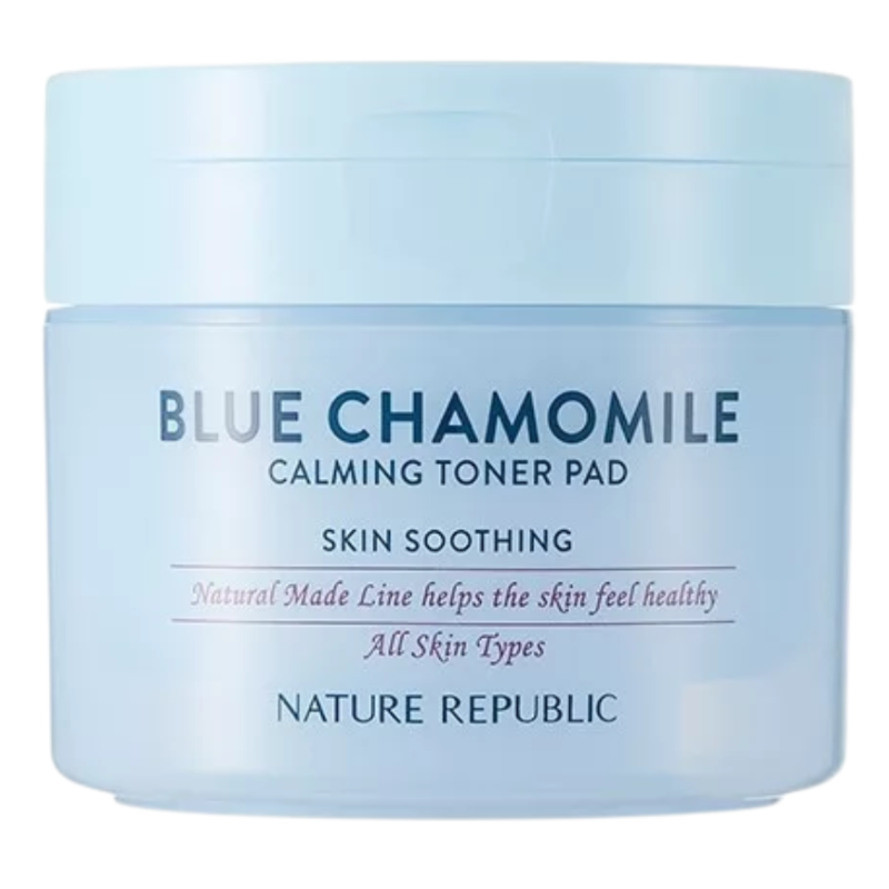 NATURE REPUBLIC - BLUE CHAMOMILE CALMING TONER PAD 50 PADS