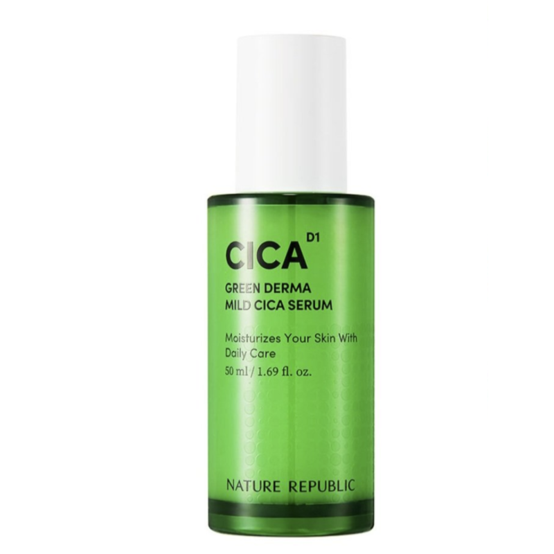 NATURE REPUBLIC - CICA GREEN DERMA MILD CICA SERUM 50 ML
