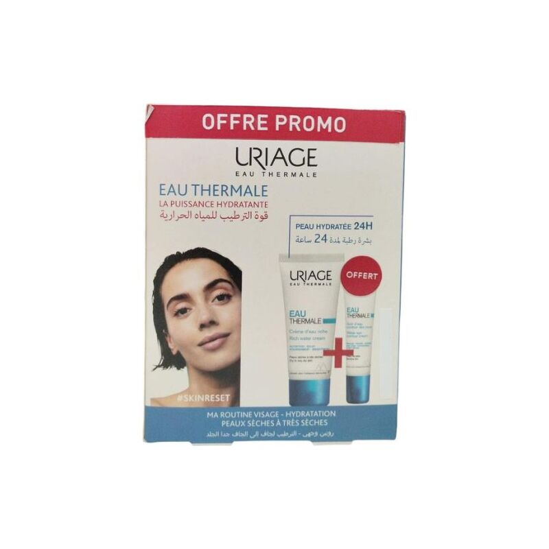 URIAGE - PACK EAU THERMALE CREME D'EAU   SOIN D'EAU YEUX