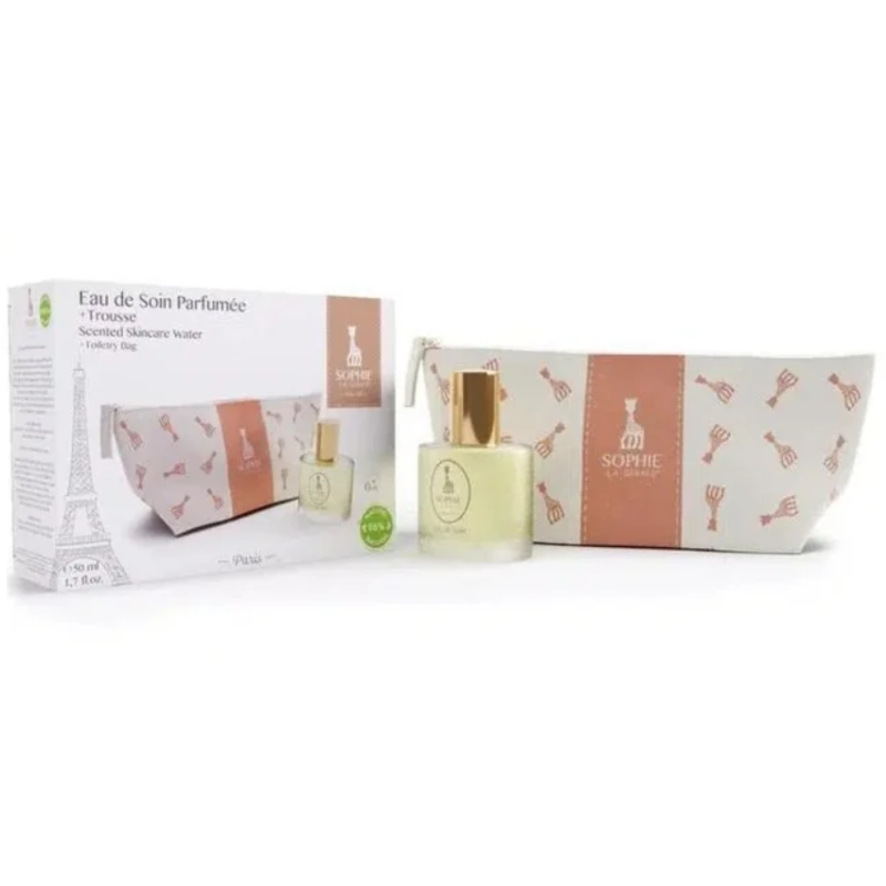 SOPHIE LA GIRAFE - COFFRET EAU DE TOILETTE 50 ML   TROUSSE