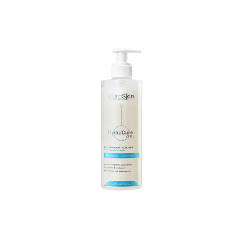 CURASKIN - HYDRACURE GEL NETTOYANT SURGRAS 400ML
