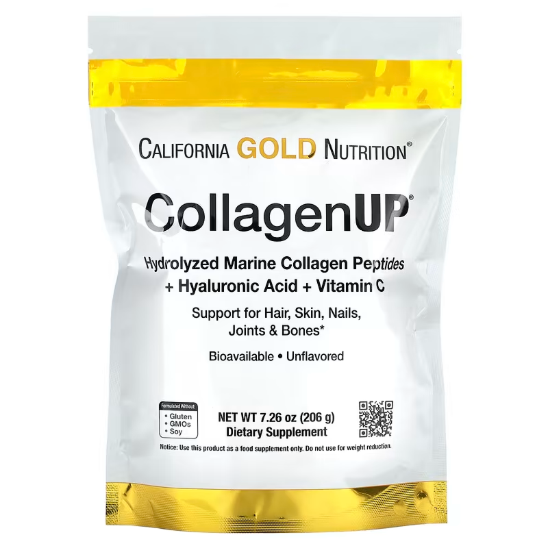CALIFORNIA - GOLD NUTRITION COLLAGENUP COLLAGENE MARIN HYDROLYSE + ACIDE HYALURONIQUE+ VITAMINE C