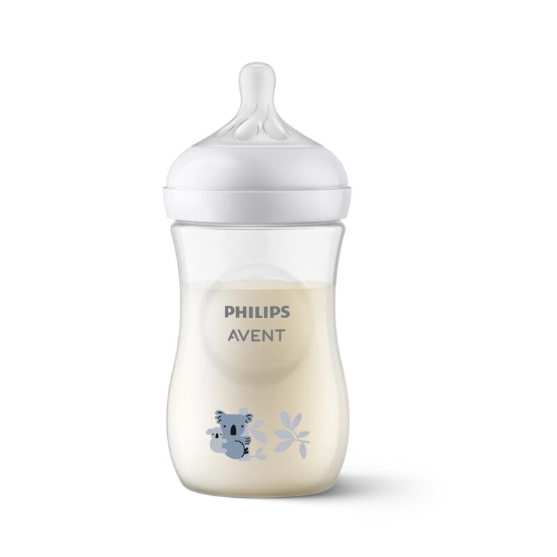 AVENT - BIBERON NATURAL 3.0 TEAT 1M+ 260ML DECO KOALA SCY903/67