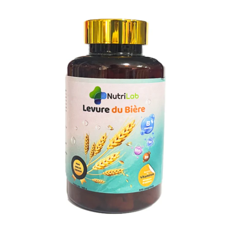 NUTRILAB - LEVURE DE BIERE 400 COMPRIMES