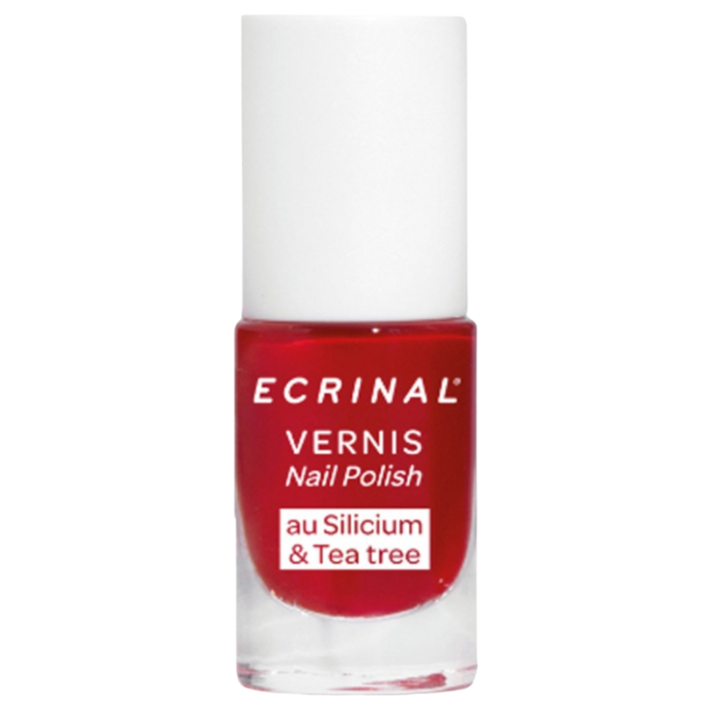 ECRINAL - VERNIS SILICIUM   TEA TREE ROUGE PASSION 5ML