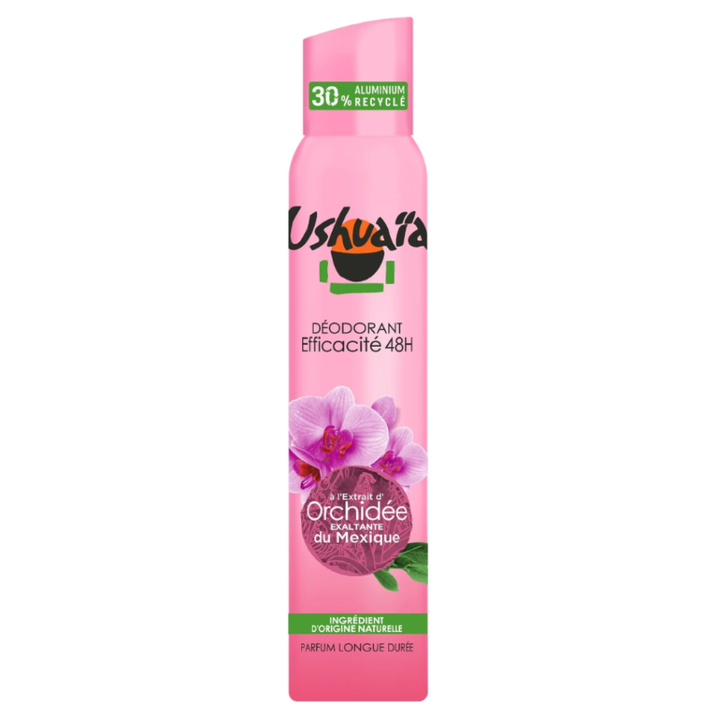 USHUAIA - DEODORANT SPRAY FEMME ORCHIDEE