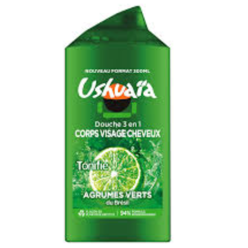 USHUAIA - GEL DOUCHE AGRUMES VERTS