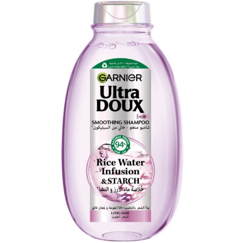 GARNIER - ULTRA DOUX SHAMPOOING RICE WATER 200ML