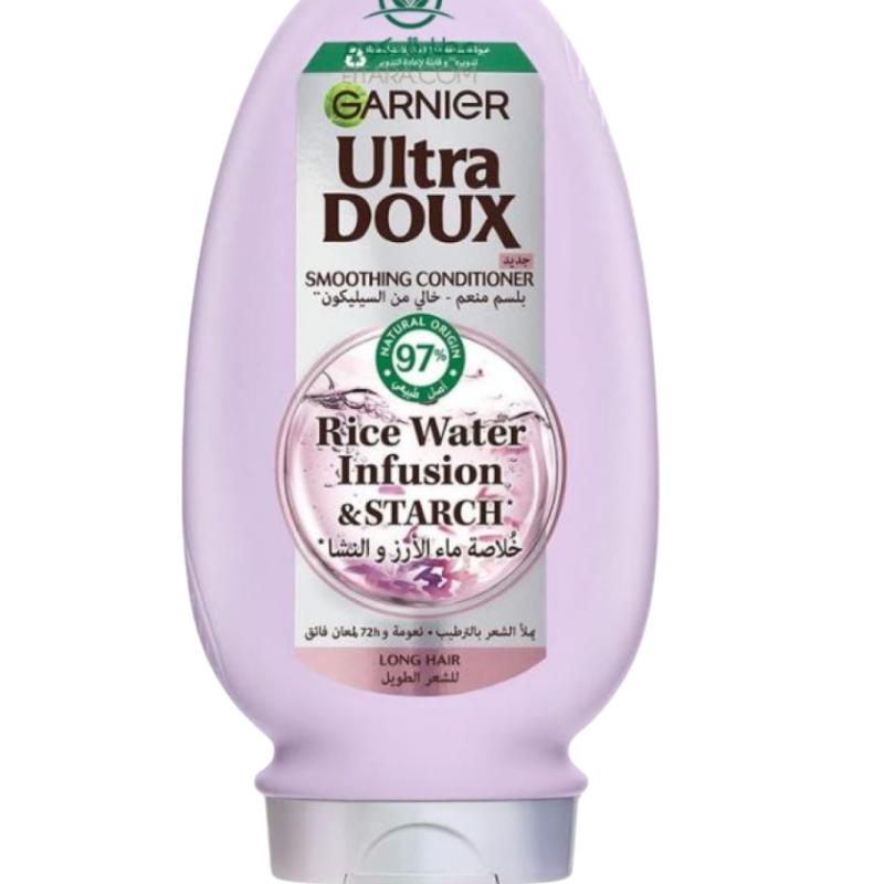 GARNIER - ULTRA DOUX APRÈS-SHAMPOOING 360ML RICE WATER