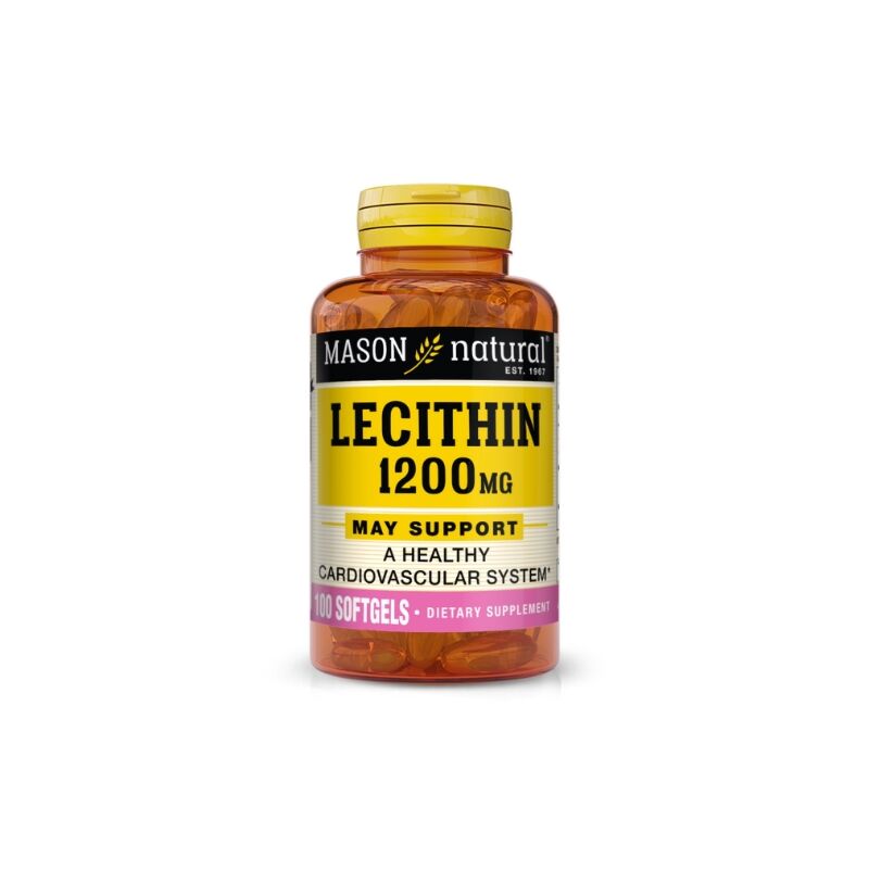 MASON NATURAL - LECITHIN 1200 MG 100 GELULES