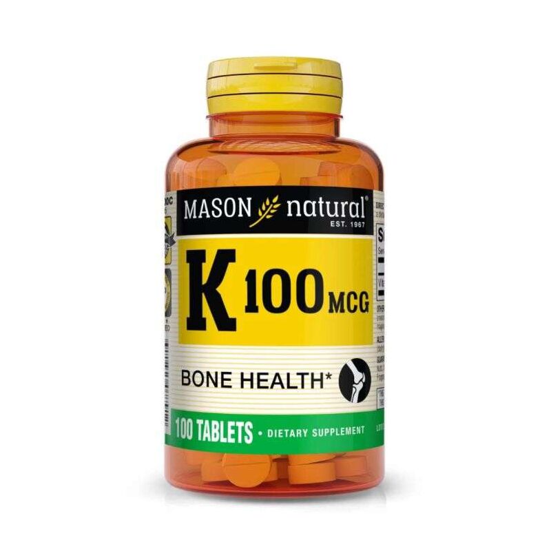 MASON NATURAL - K100 MCG 100 TABLETS